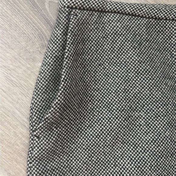 Club Monaco 100% Wool Pencil Skirt Black‎ Gray Women's Size 4 Office Work - Picture 3 of 4